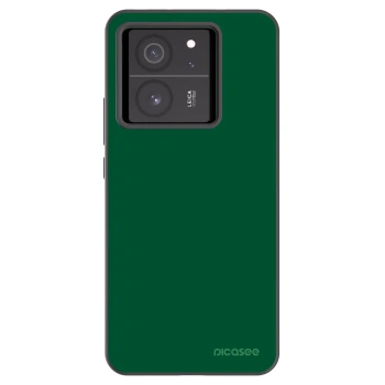 Picasee Μαύρη θήκη σιλικόνης για Xiaomi 13T Pro - Green Gleam