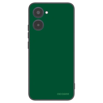 Picasee Μαύρη θήκη σιλικόνης για Realme 10 4G - Green Gleam