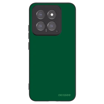 Picasee Μαύρη θήκη σιλικόνης για Xiaomi 14 - Green Gleam
