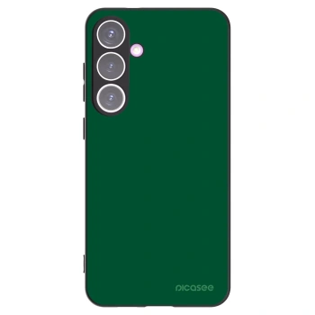 Picasee Μαύρη θήκη σιλικόνης για Samsung Galaxy S24+ S926B 5G - Green Gleam
