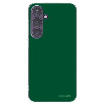 Picasee διαφανής θήκη σιλικόνης Samsung Galaxy S24+ S926B 5G - Green Gleam