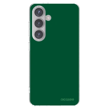 Picasee διαφανής θήκη σιλικόνης Samsung Galaxy S24 S921B 5G - Green Gleam