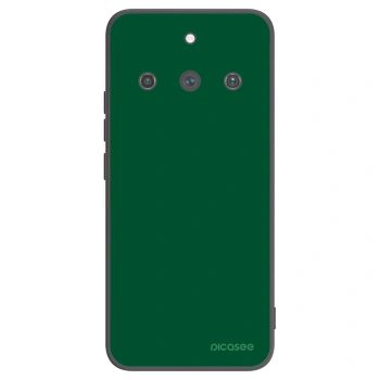Picasee Μαύρη θήκη σιλικόνης για Realme 11 Pro+ - Green Gleam