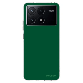 Picasee διαφανής θήκη σιλικόνης Xiaomi Poco X6 Pro - Green Gleam