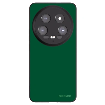 Picasee Μαύρη θήκη σιλικόνης για Xiaomi 14 Ultra - Green Gleam