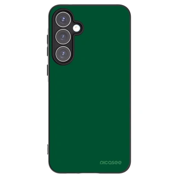 Picasee Μαύρη θήκη σιλικόνης για Samsung Galaxy A55 5G A556B - Green Gleam