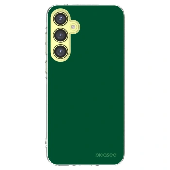 Picasee διαφανής θήκη σιλικόνης Samsung Galaxy A35 5G A356B - Green Gleam