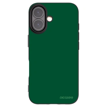 Picasee Μαύρη θήκη σιλικόνης για Apple iPhone 16 - Green Gleam