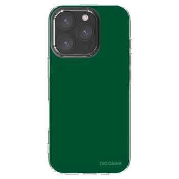 Picasee διαφανής θήκη σιλικόνης Apple iPhone 16 Pro - Green Gleam