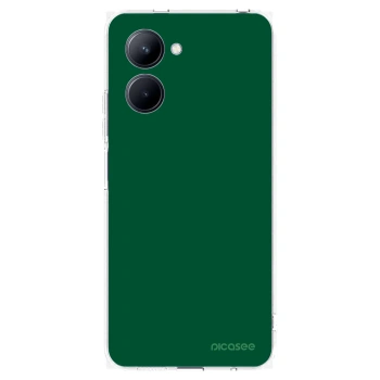 Picasee διαφανής θήκη σιλικόνης Realme C33 (2023) - Green Gleam