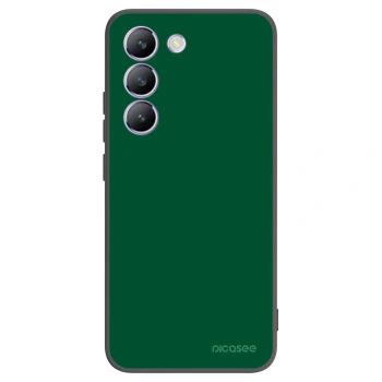 Picasee Μαύρη θήκη σιλικόνης για Vivo V40 SE 5G - Green Gleam