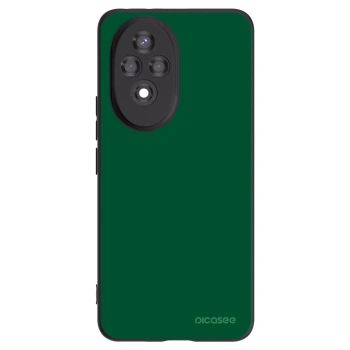 Picasee Μαύρη θήκη σιλικόνης για Honor 200 Pro 5G - Green Gleam