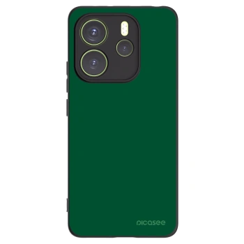 Picasee Μαύρη θήκη σιλικόνης για Xiaomi Redmi Note 14 4G - Green Gleam