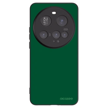 Picasee Μαύρη θήκη σιλικόνης για Xiaomi 15 Ultra - Green Gleam
