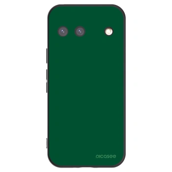 Picasee Μαύρη θήκη σιλικόνης για Google Pixel 9 - Green Gleam