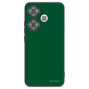 Picasee Μαύρη θήκη σιλικόνης για Xiaomi Poco F6 - Green Gleam