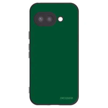 Picasee Μαύρη θήκη σιλικόνης για Google Pixel 9a - Green Gleam