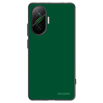 Picasee Μαύρη θήκη σιλικόνης για Xiaomi Poco F7 5G - Green Gleam