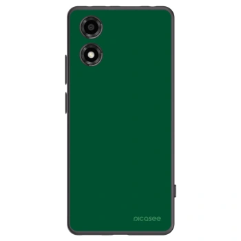 Picasee Μαύρη θήκη σιλικόνης για Motorola Moto E14 - Green Gleam