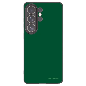 Picasee Μαύρη θήκη σιλικόνης για Samsung Galaxy S26 Ultra - Green Gleam