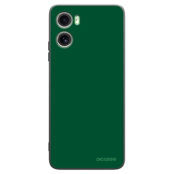 Picasee Μαύρη θήκη σιλικόνης για Motorola Moto G06 - Green Gleam