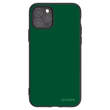 Picasee Μαύρη θήκη σιλικόνης για Apple iPhone 11 Pro - Green Gleam