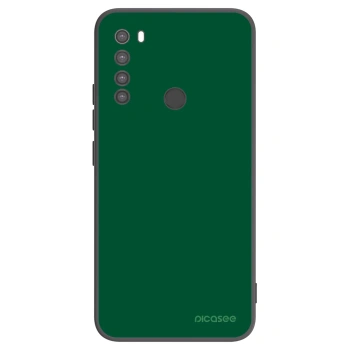 Picasee Μαύρη θήκη σιλικόνης για Xiaomi Redmi Note 8 - Green Gleam