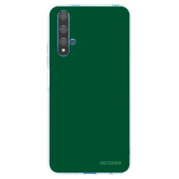 Picasee διαφανής θήκη σιλικόνης Huawei Nova 5T - Green Gleam