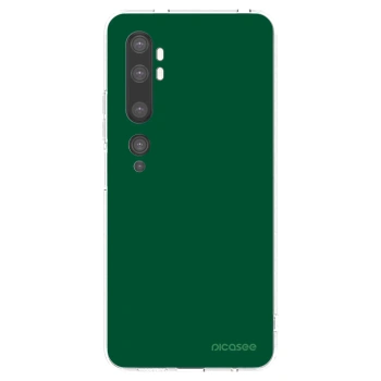 Picasee διαφανής θήκη σιλικόνης Xiaomi Mi Note 10 (Pro) - Green Gleam