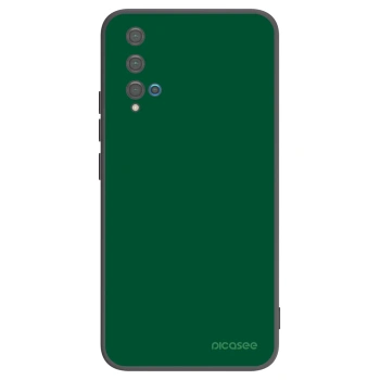 Picasee Μαύρη θήκη σιλικόνης για Huawei Nova 5T - Green Gleam