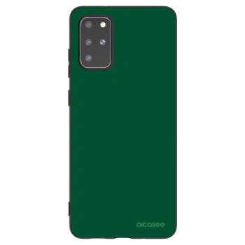 Picasee Μαύρη θήκη σιλικόνης για Samsung Galaxy S20+ G985F - Green Gleam