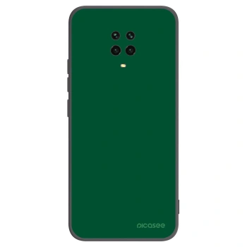 Picasee Μαύρη θήκη σιλικόνης για Xiaomi Redmi Note 9 Pro - Green Gleam