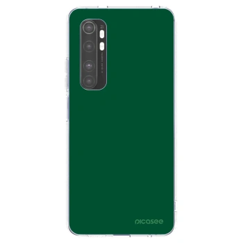 Picasee διαφανής θήκη σιλικόνης Xiaomi Mi Note 10 Lite - Green Gleam