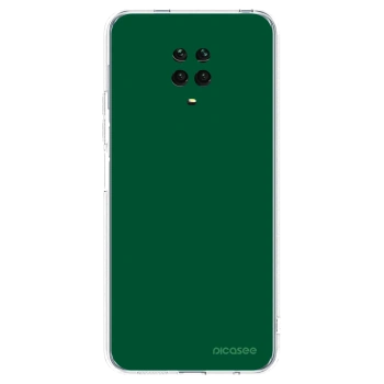 Picasee διαφανής θήκη σιλικόνης Xiaomi Redmi Note 9S - Green Gleam