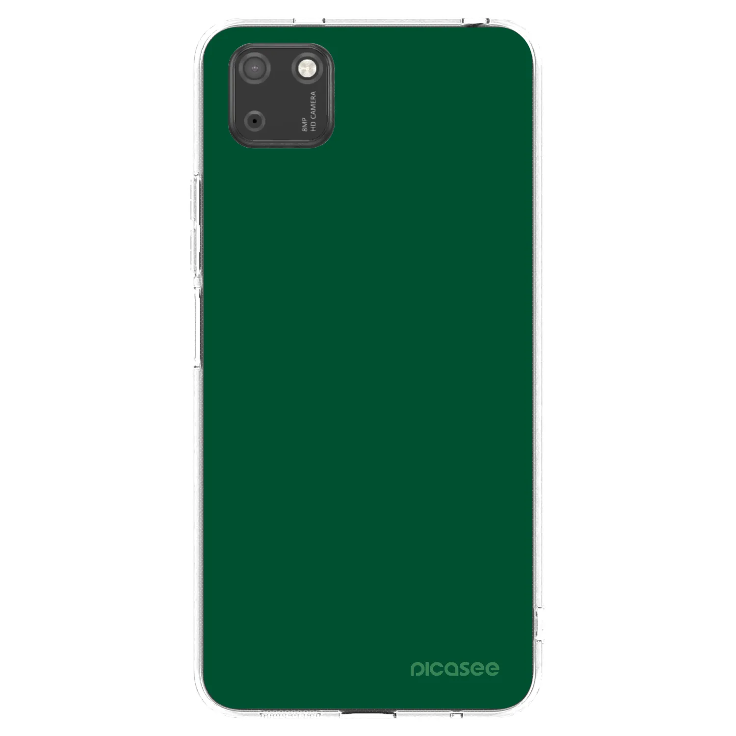 Picasee διαφανής θήκη σιλικόνης Huawei Y5P - Green Gleam