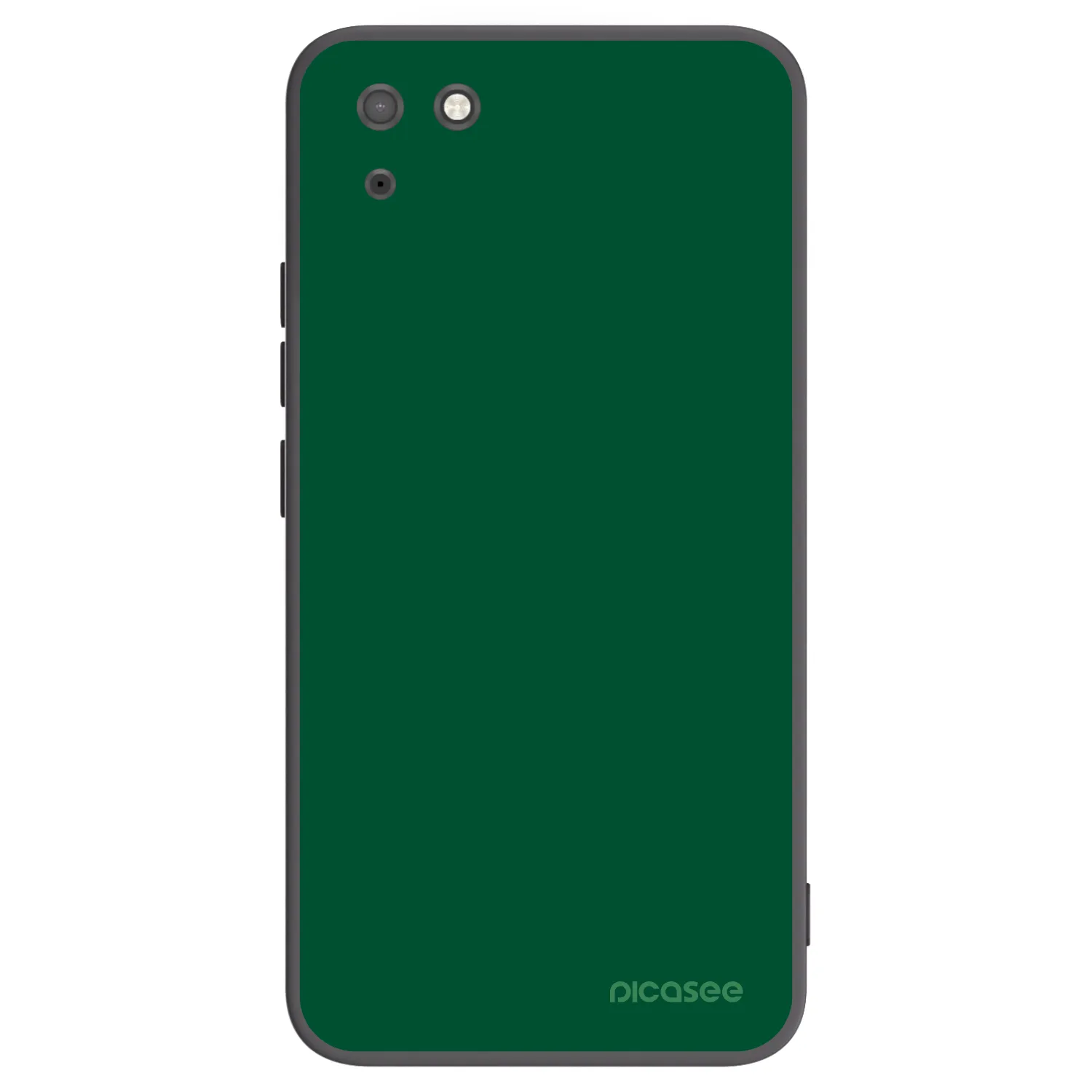 Picasee Μαύρη θήκη σιλικόνης για Huawei Y5P - Green Gleam