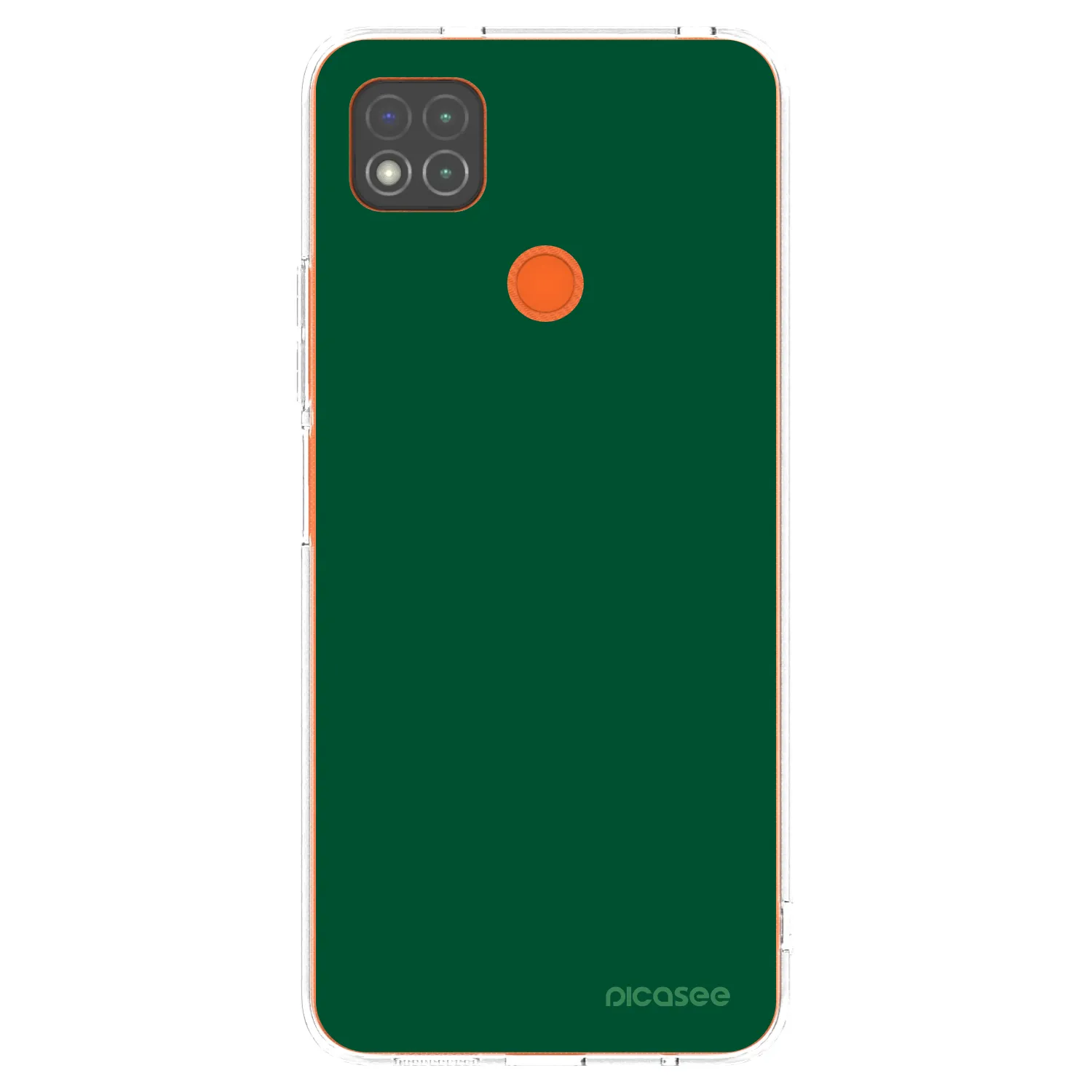 Picasee διαφανής θήκη σιλικόνης Xiaomi Redmi 9C - Green Gleam