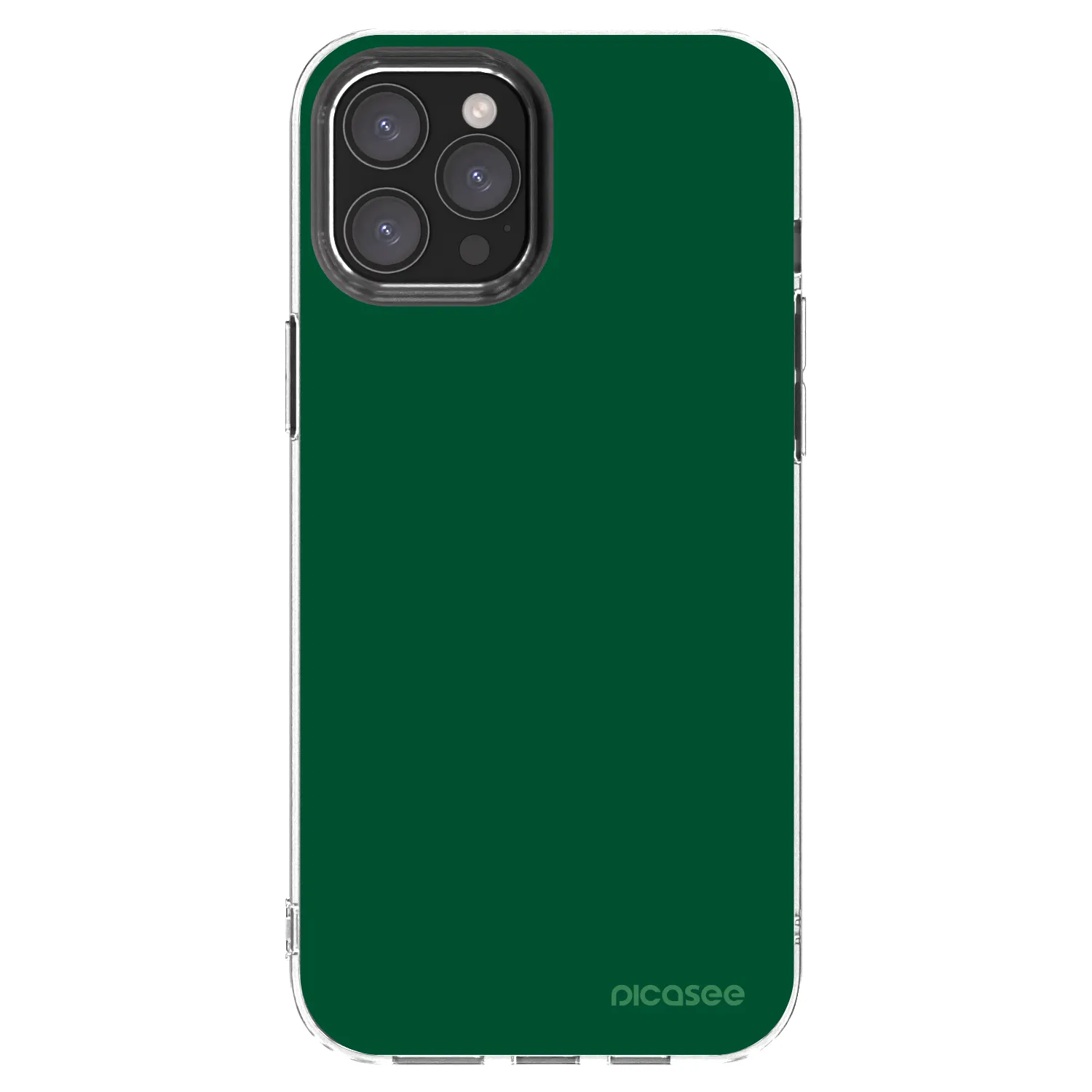 Picasee διαφανής θήκη σιλικόνης Apple iPhone 12 Pro Max - Green Gleam
