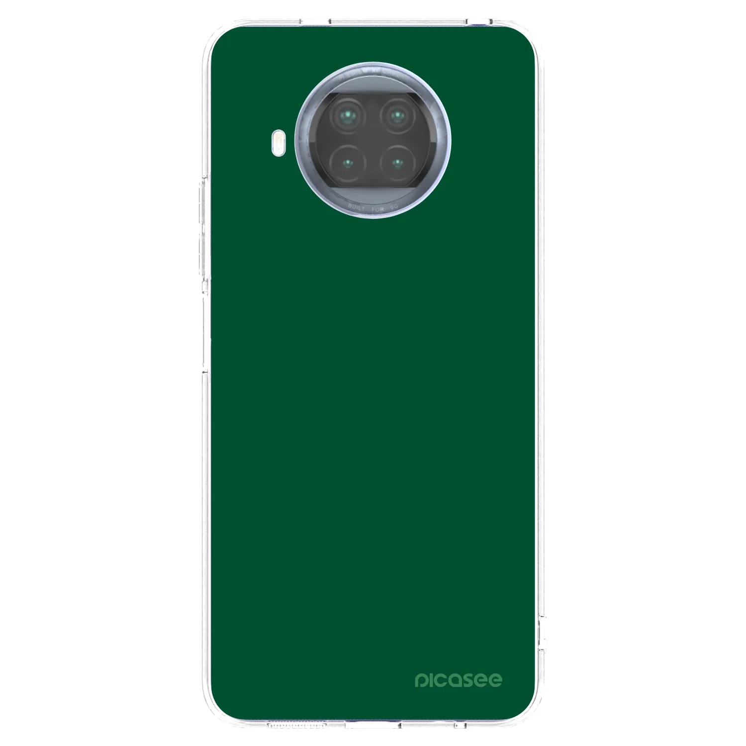 Picasee διαφανής θήκη σιλικόνης Xiaomi Mi 10T Lite - Green Gleam