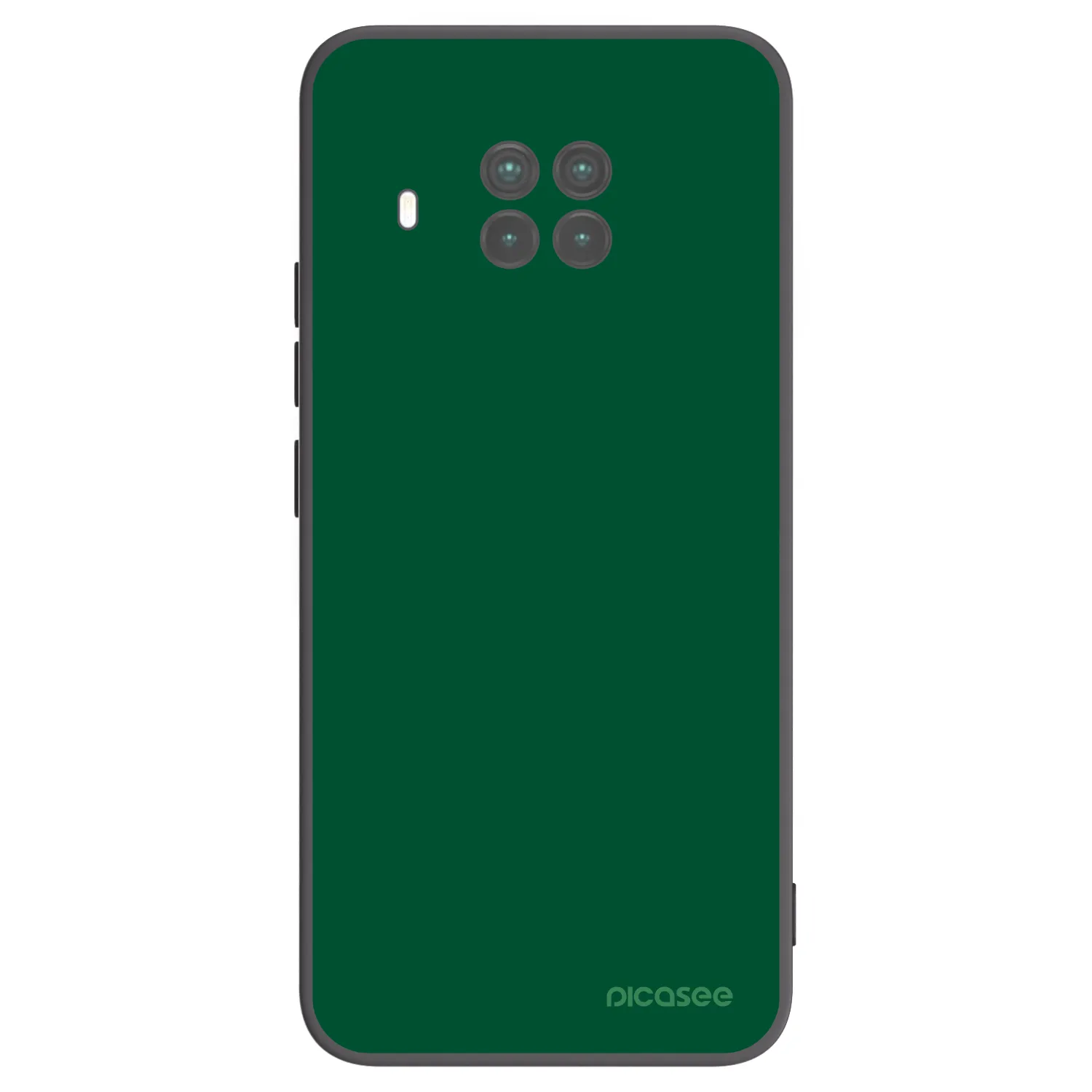 Picasee Μαύρη θήκη σιλικόνης για Xiaomi Mi 10T Lite - Green Gleam
