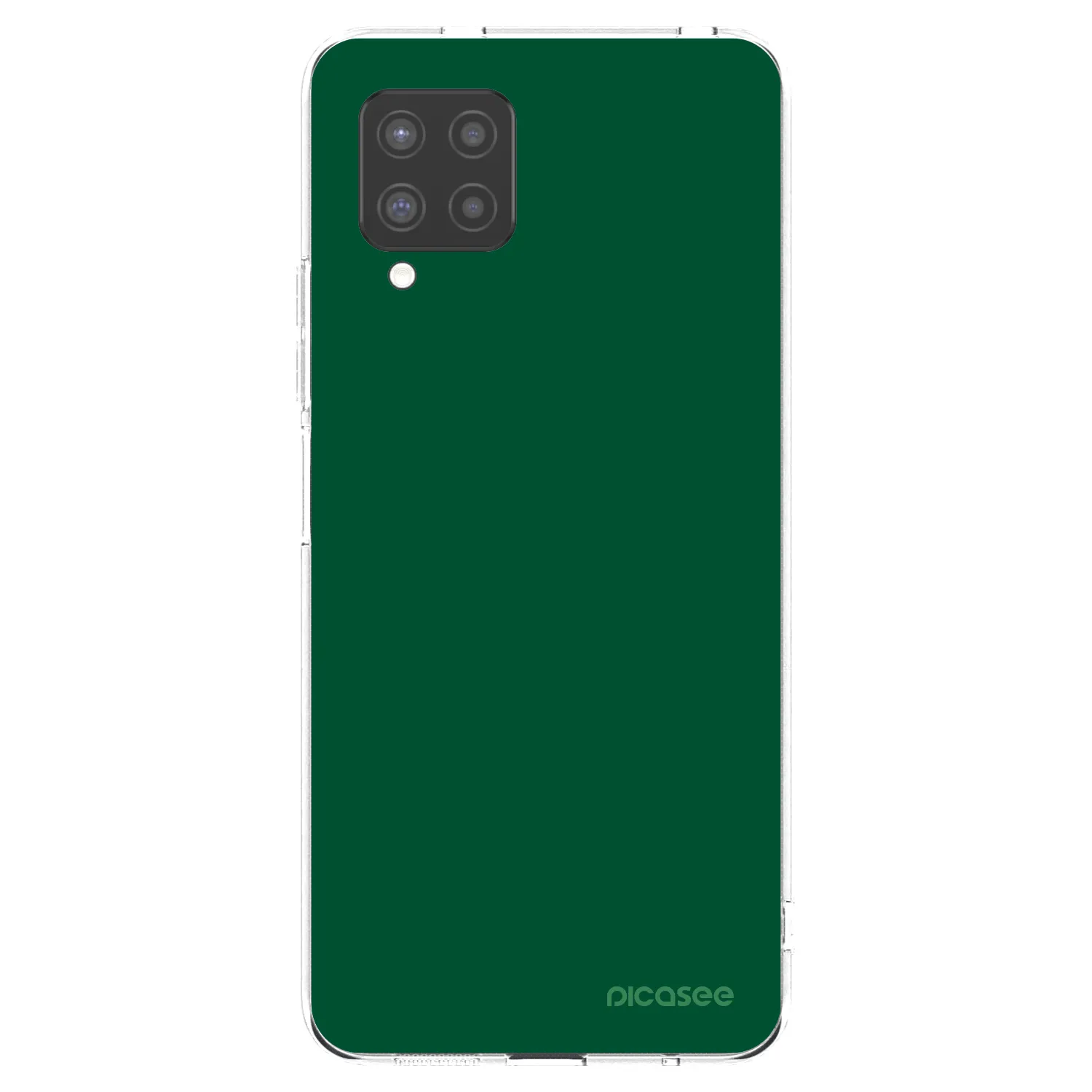 Picasee διαφανής θήκη σιλικόνης Samsung Galaxy A42 A426B - Green Gleam