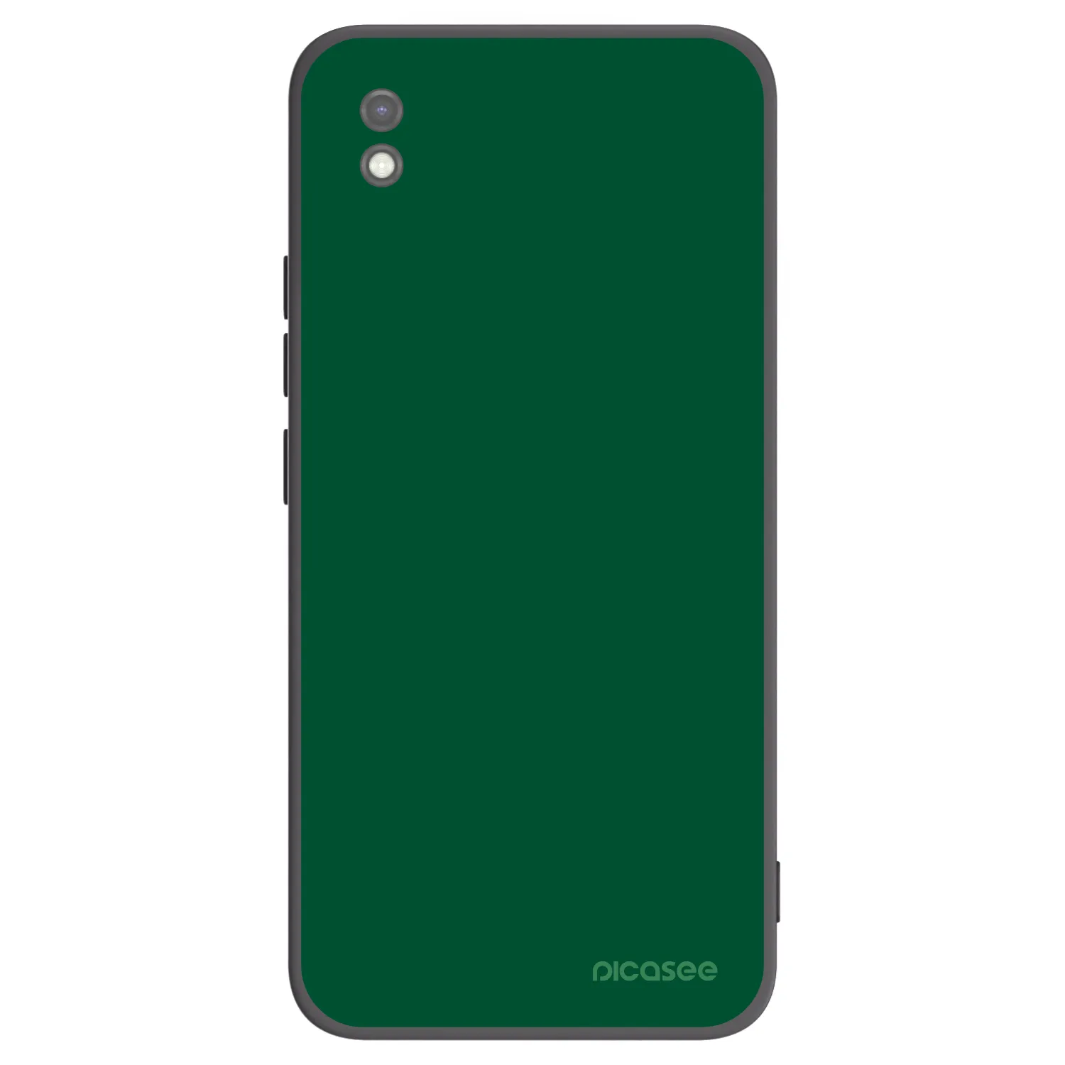 Picasee Μαύρη θήκη σιλικόνης για Xiaomi Redmi 9AT - Green Gleam