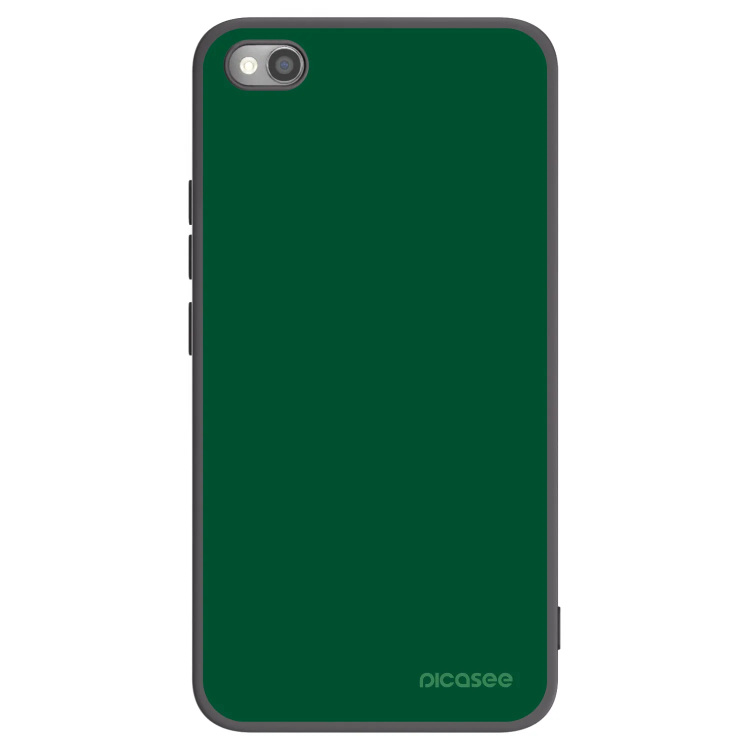 Picasee Μαύρη θήκη σιλικόνης για Xiaomi Redmi Note 11S 5G - Green Gleam