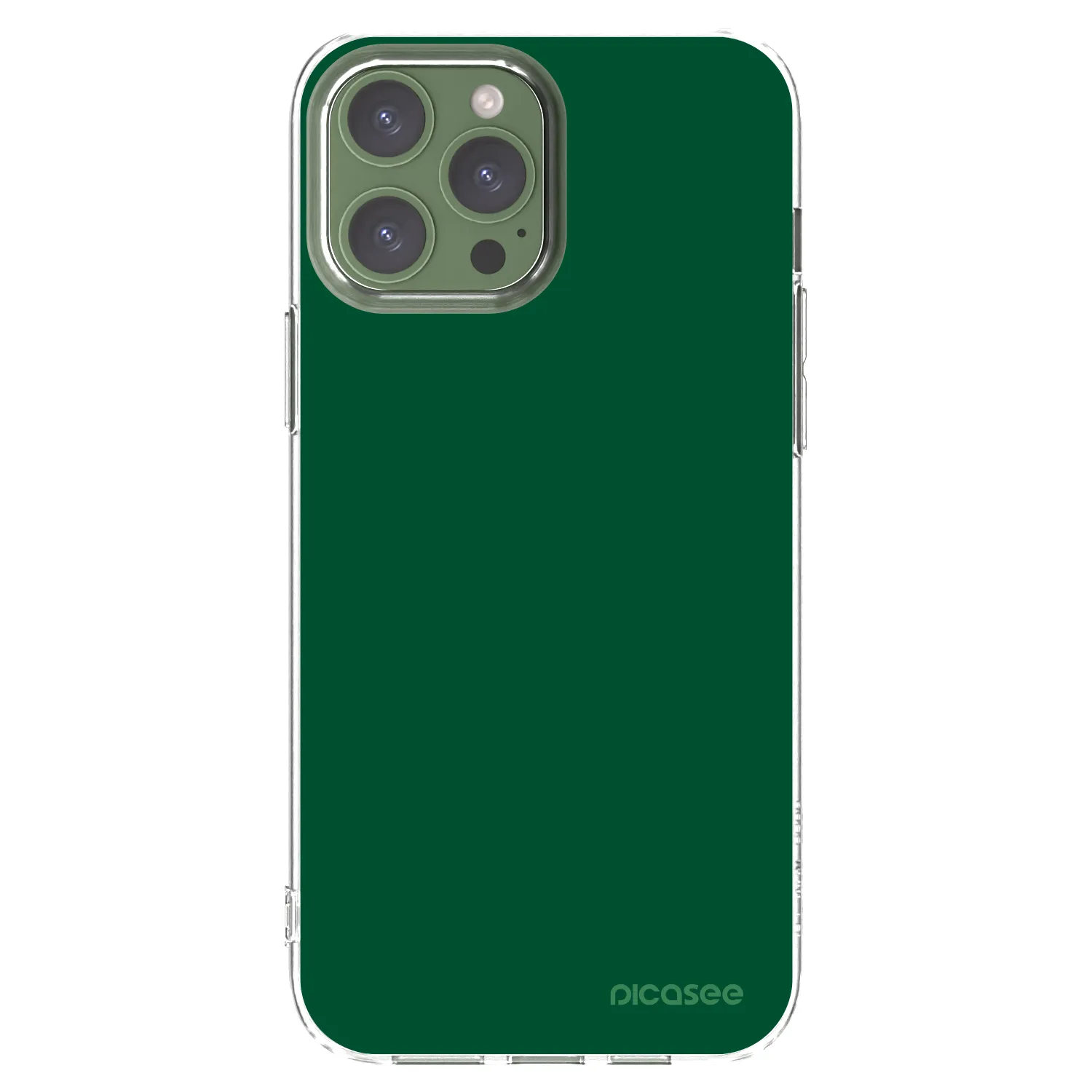 Picasee διαφανής θήκη σιλικόνης Apple iPhone 13 Pro Max - Green Gleam