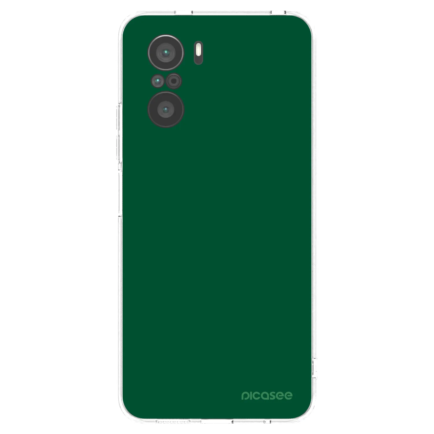 Picasee διαφανής θήκη σιλικόνης Xiaomi Poco F3 - Green Gleam