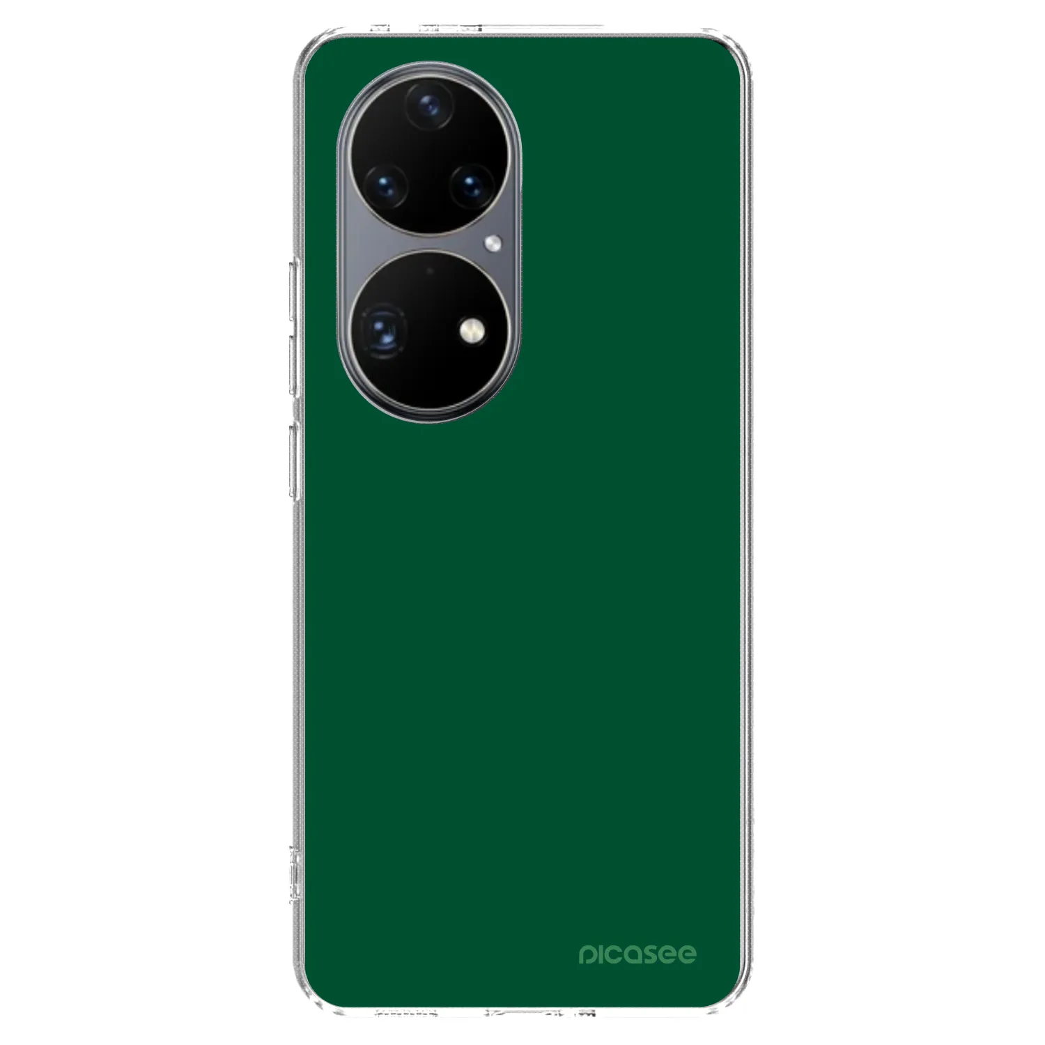 Picasee διαφανής θήκη σιλικόνης Huawei P50 - Green Gleam