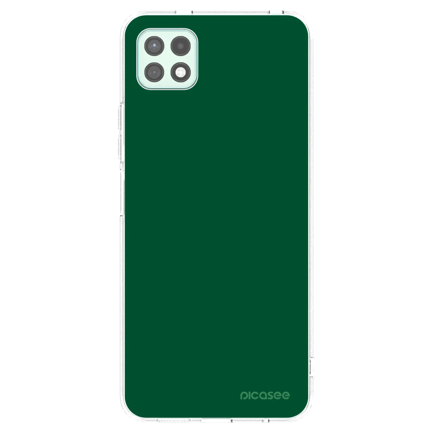 Picasee διαφανής θήκη σιλικόνης Samsung Galaxy A22 A226B 5G - Green Gleam