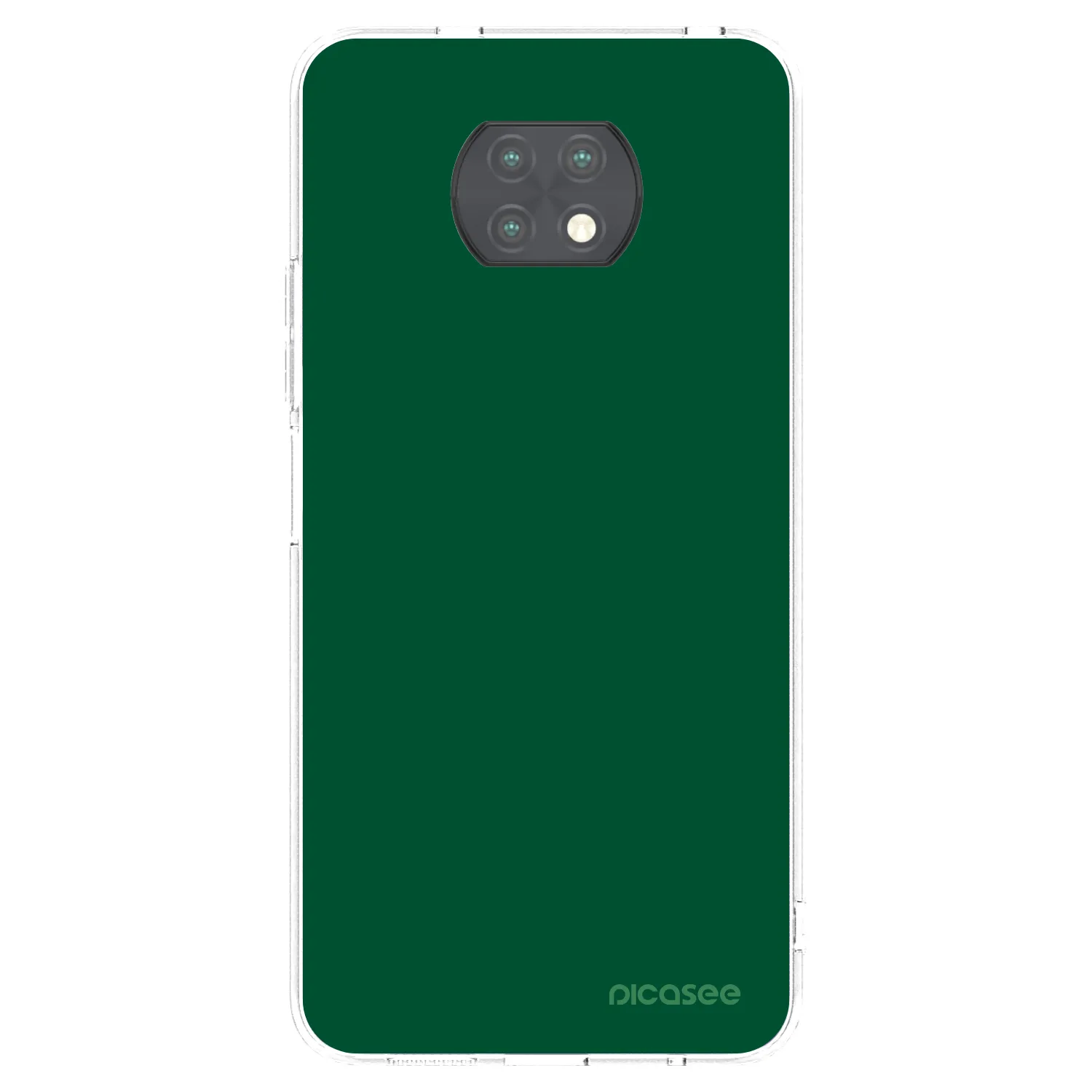 Picasee διαφανής θήκη σιλικόνης Xiaomi Redmi Note 9T - Green Gleam