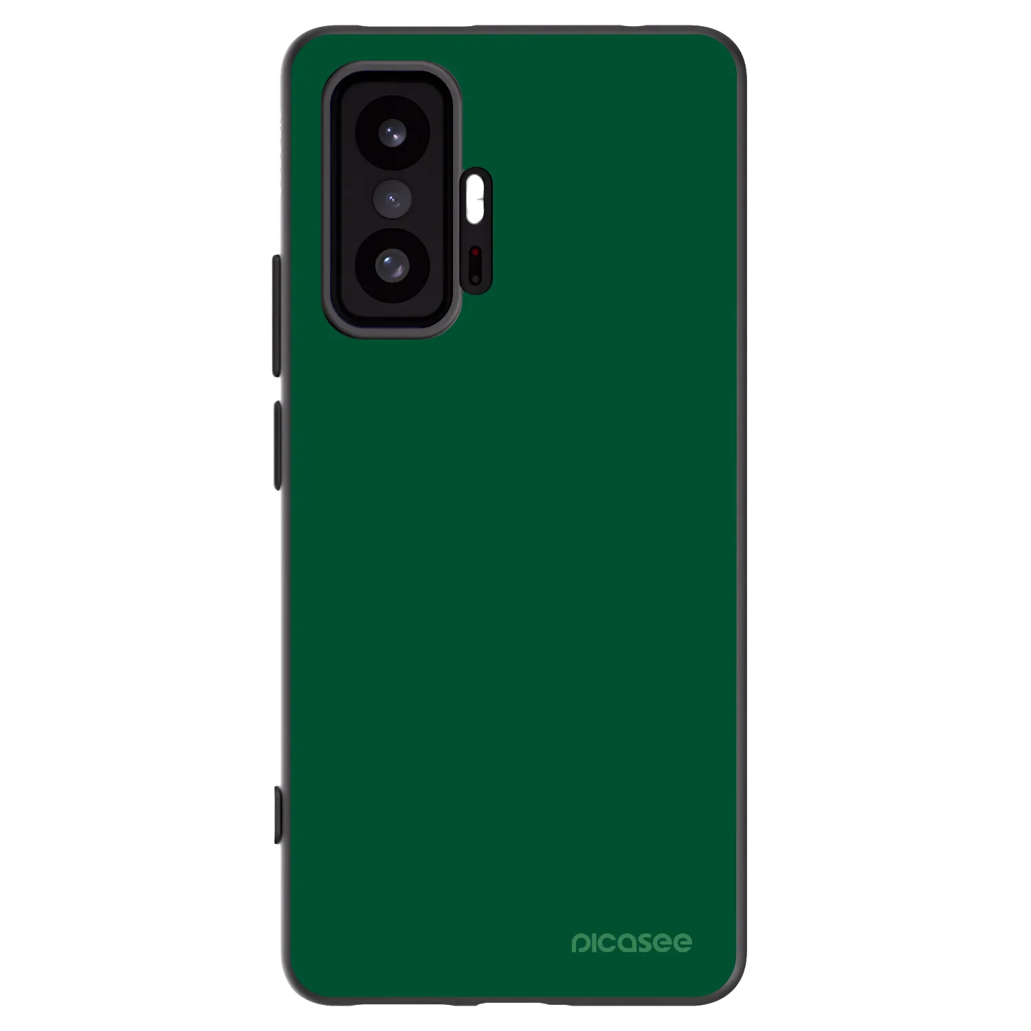 Picasee Μαύρη θήκη σιλικόνης για Xiaomi 11T - Green Gleam