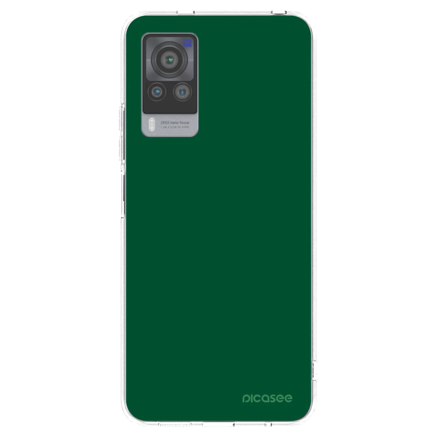 Picasee διαφανής θήκη σιλικόνης Vivo X60 Pro 5G - Green Gleam